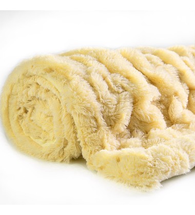 Ultra Soft micromink Faux Fur Plush Throw Blanket Premium Luxurious Snuggle Blanket