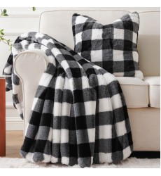 Top Seller Super Soft Extra Cozy Luxury Bedspread Blankets Decorative Rabbit Plaid Faux Fur Winter Throw Blanket Other Blanket