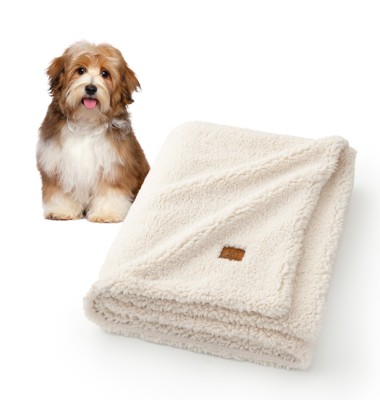 Waterproof Dog Blanket Soft Plush Throw Protects Bed Machine Washable Pup Protector Waterproof Throw Blanket