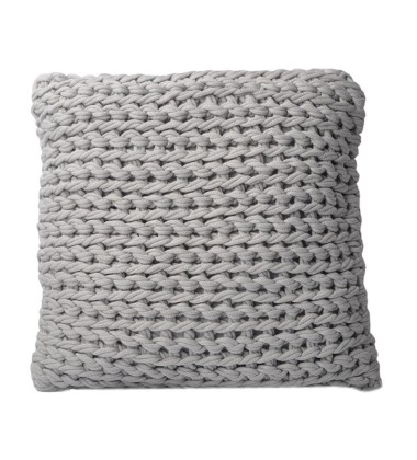 chunky knit square decorative pillow knitted throw cushion handmade pillow