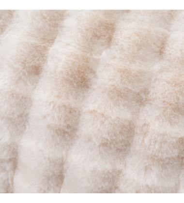 Luxury Stylish Bubble Minky Blanket Neutral Luxury Fur Fluffy Blanket Super Comfortable Blankets for Bed