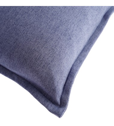 Fine Linen Cushion Cover, Soft Woven Fine purple Throw Pillow Case Sham Sofa Cushion Decoration Solid Color Pillowcase