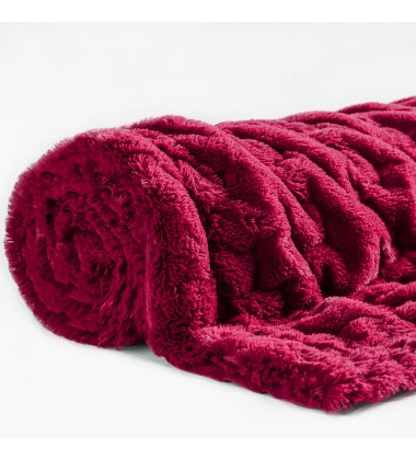 60x72Inch High end Quality Super Soft Thick Fluffy Outstanding Warm Double Sides Ruched Minky Throw Blankets for Couch