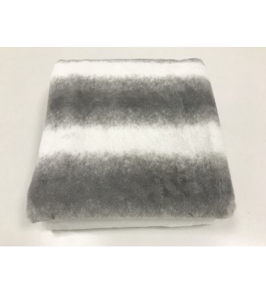 Hot Selling Reversible Super Soft Fuzzy Snow Leopard Print Fake Fur Throw Blanket for winter