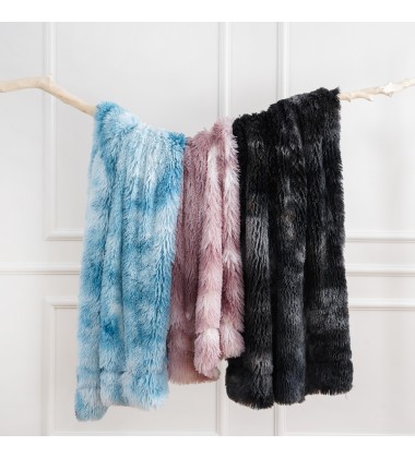 Decorative Extra Soft Faux Fur Throw Blanket 