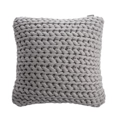 Decorative Cotton Knitted Pillow Case Cushion Cover Double-Cable Knitting Patterns Soft Warm Throw Pillow Covers Cotton