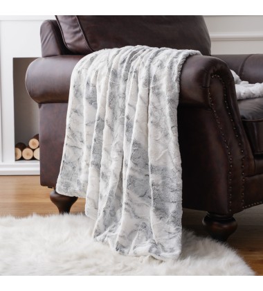 Luxury Fuzzy Super Soft Faux Fur Sherpa Blanket  Blankets for Winter