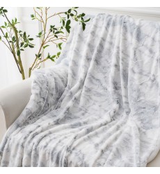 Micromink Suedemink Faux Fur Soft Comforter Bedding Furry Shaggy Throws Blanket for Winter  Warm Lightweight