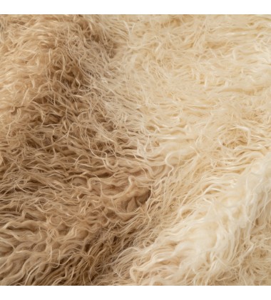 Shansi Tibetlamb Long-haired Curly Sheepskin Luxury Faux Fur Throw Blanket Long Fur Dog Blanket Pet Throws