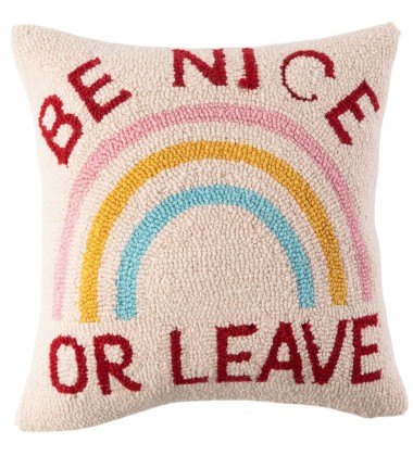 45X45 cm Light Colorful Rainbow Cotton Hook Pillow Child Decorative Cushion