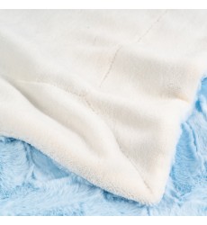 100% Polyester Winter  Classic Design Wedding Blanket Faux Fur Blanket