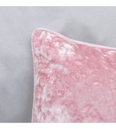  Hot Sale Plush pillow Fabric Crushed Velvet Pink Pillows Scatter Cushions For Home Decoration Velour pillow