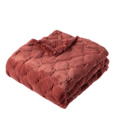 Christmas Red Warm Luxury Double Sides Oversized No Shedding Super Soft Holiday Faux Fur Minky Throw Blankets